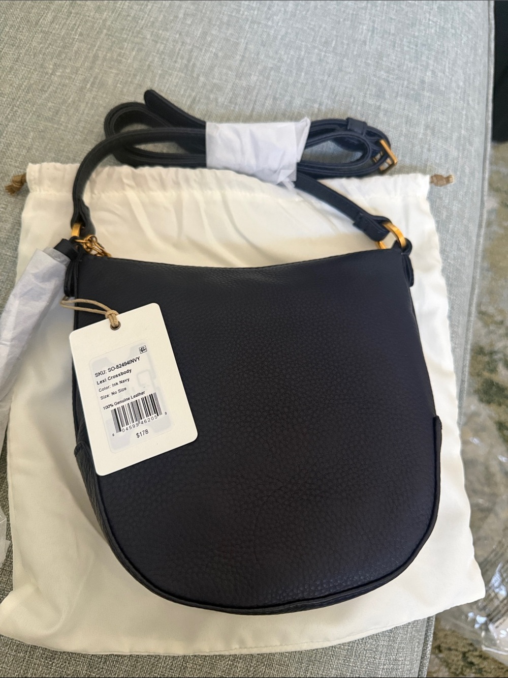 HOBO Lexi Ink Navy Crossbody NWT